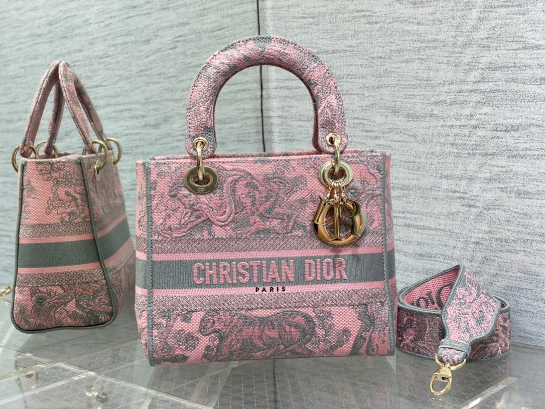 Embroidered Canvas Tote Bag