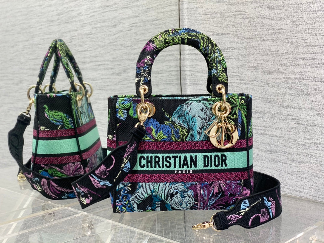 Embroidered Canvas Tote Bag