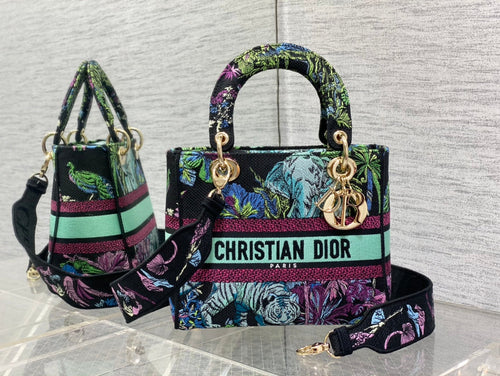 Embroidered Canvas Tote Bag
