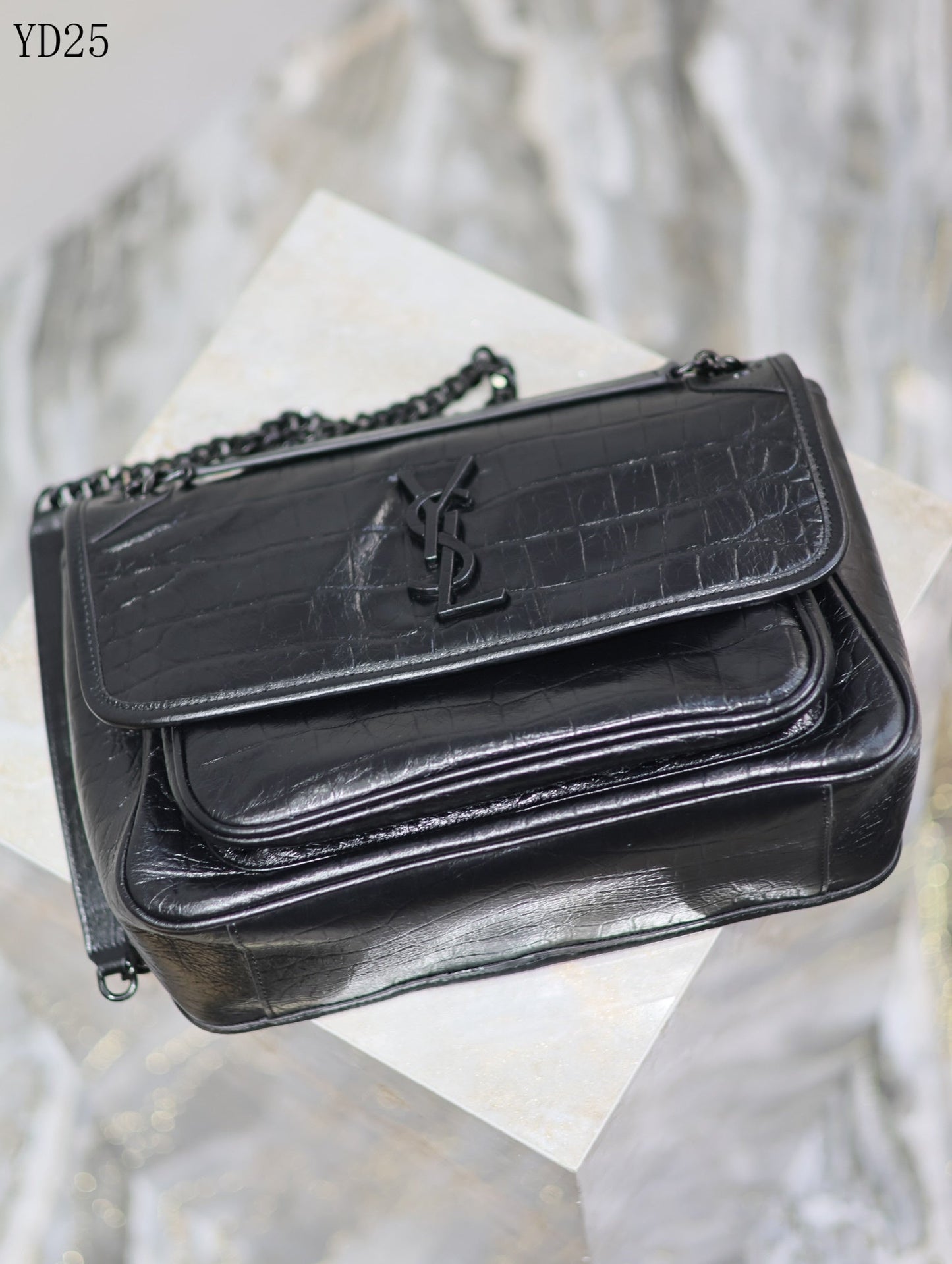 Niki Crocodile Leather Bag