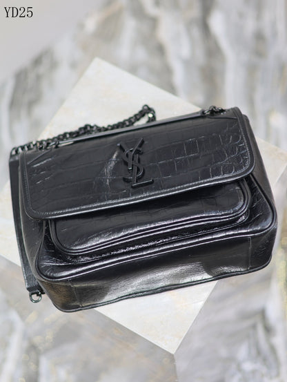 Niki Crocodile Leather Bag