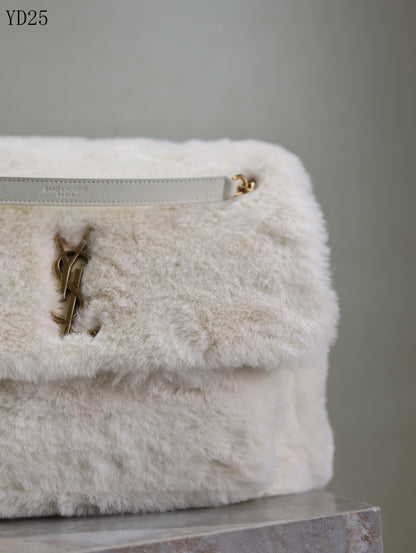 Niki Medium in Shearling Bag