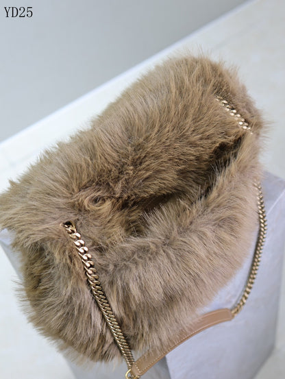 Niki Medium in Shearling Bag