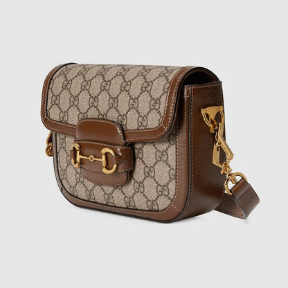 Gucci Horsebit 1955 mini bag Brown leather