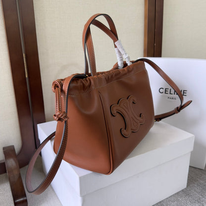 Small Cabas Canvas Drawstring Tote Bag