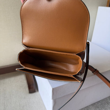 Mini Besace Arc de Triomphe Canvas & Leather Bag