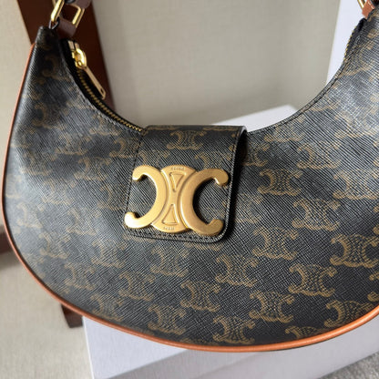 Ava Triomphe Canvas Underarm Bag