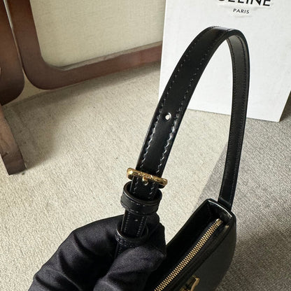 Tilly Medium Glossy Calfskin Leather Handbag