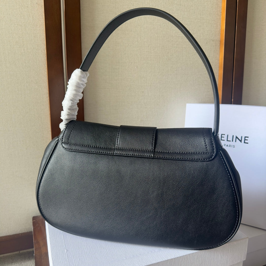 Polly Medium Soft Calfskin Leather Handbag