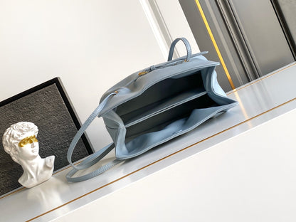 Soft Lambskin Leather Cloud Shoulder Bag