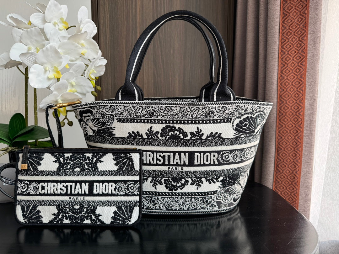 Book Tote Basket Bag