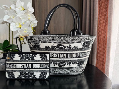 Book Tote Basket Bag