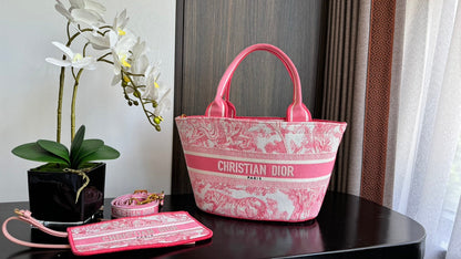 Book Tote Basket Bag