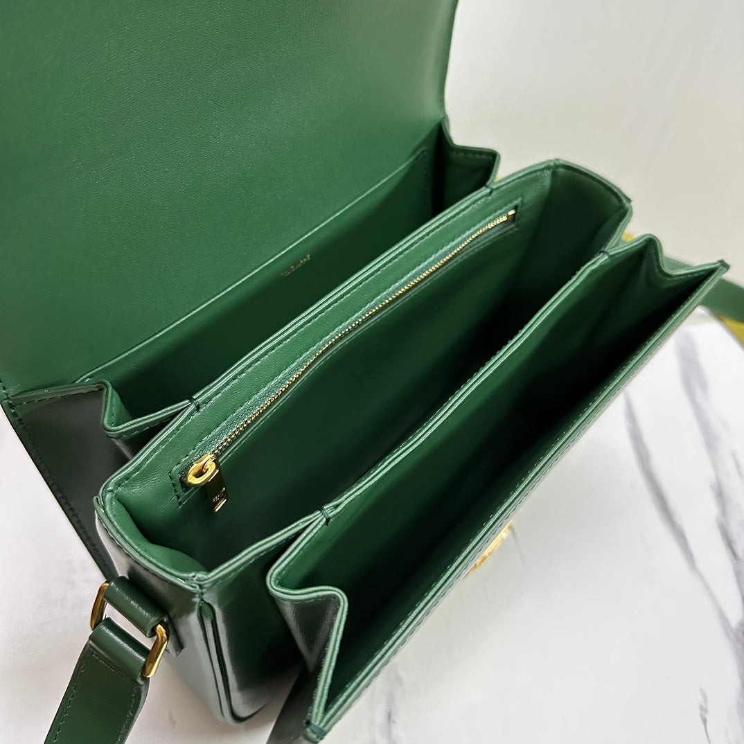 Triomphe Calfskin Shoulder Bag