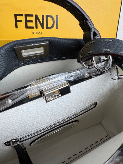 Peekaboo Mini Bag – Classic Calfskin with Top Handle