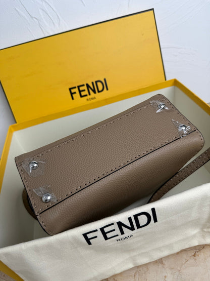 Peekaboo Mini Bag – Classic Calfskin with Top Handle
