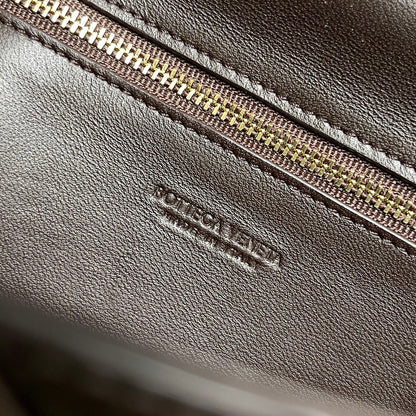 Andiamo Woven Leather Clutch Bag