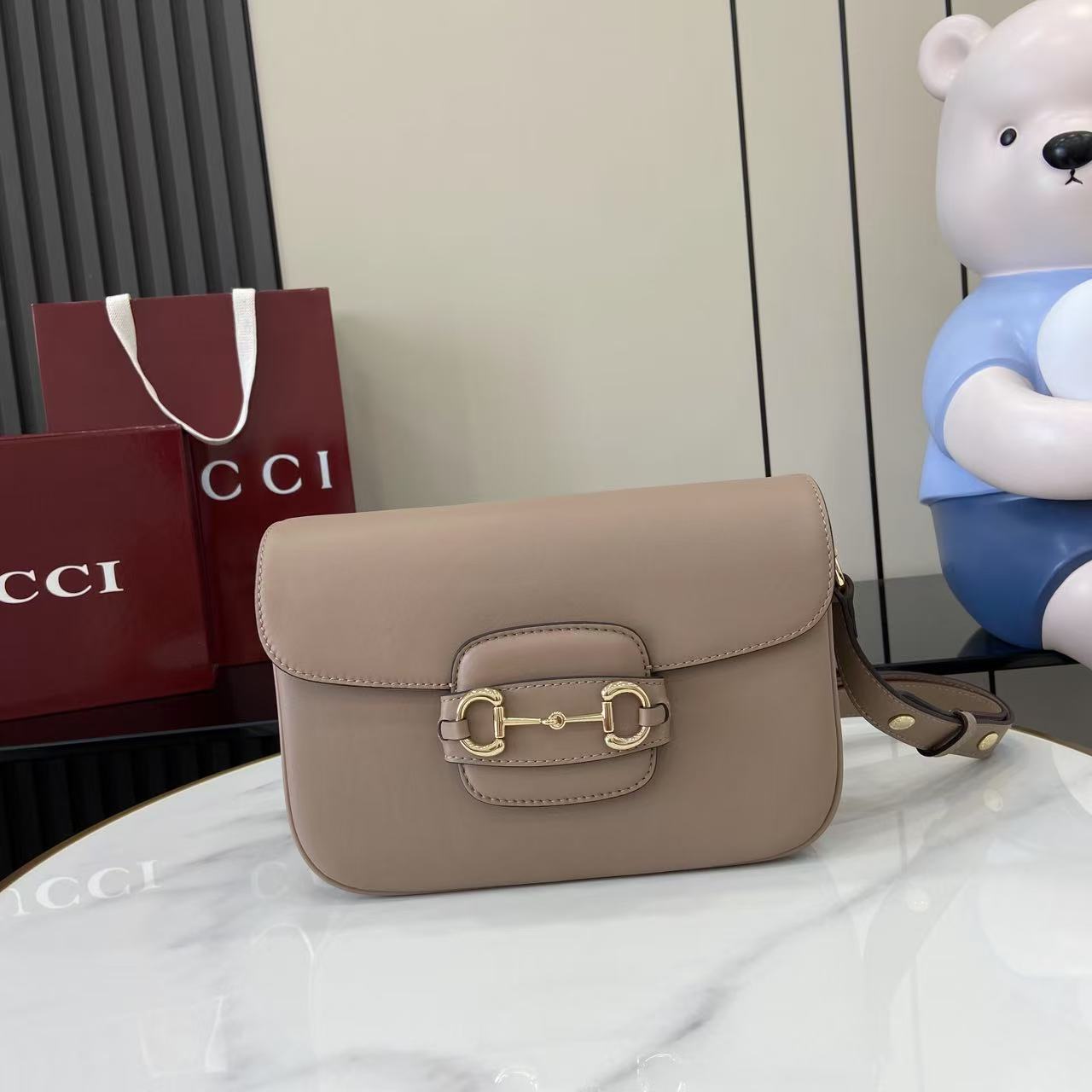 Horsebit 1955 Leather Shoulder Bag