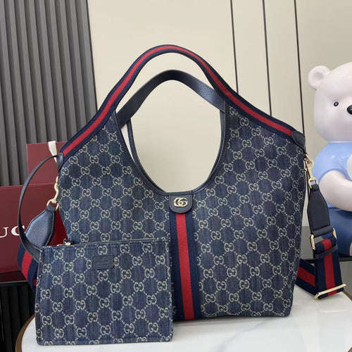 Giglio GG Supreme Tote Bag with Pouch