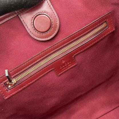 GG Emblem Leather Shoulder Bag