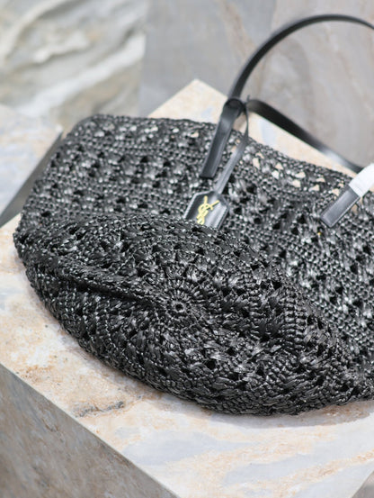 Raffia Medium Tote Bag