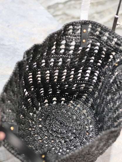 Raffia Medium Tote Bag