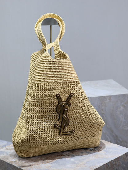 Icare Raffia Large Tote Bag