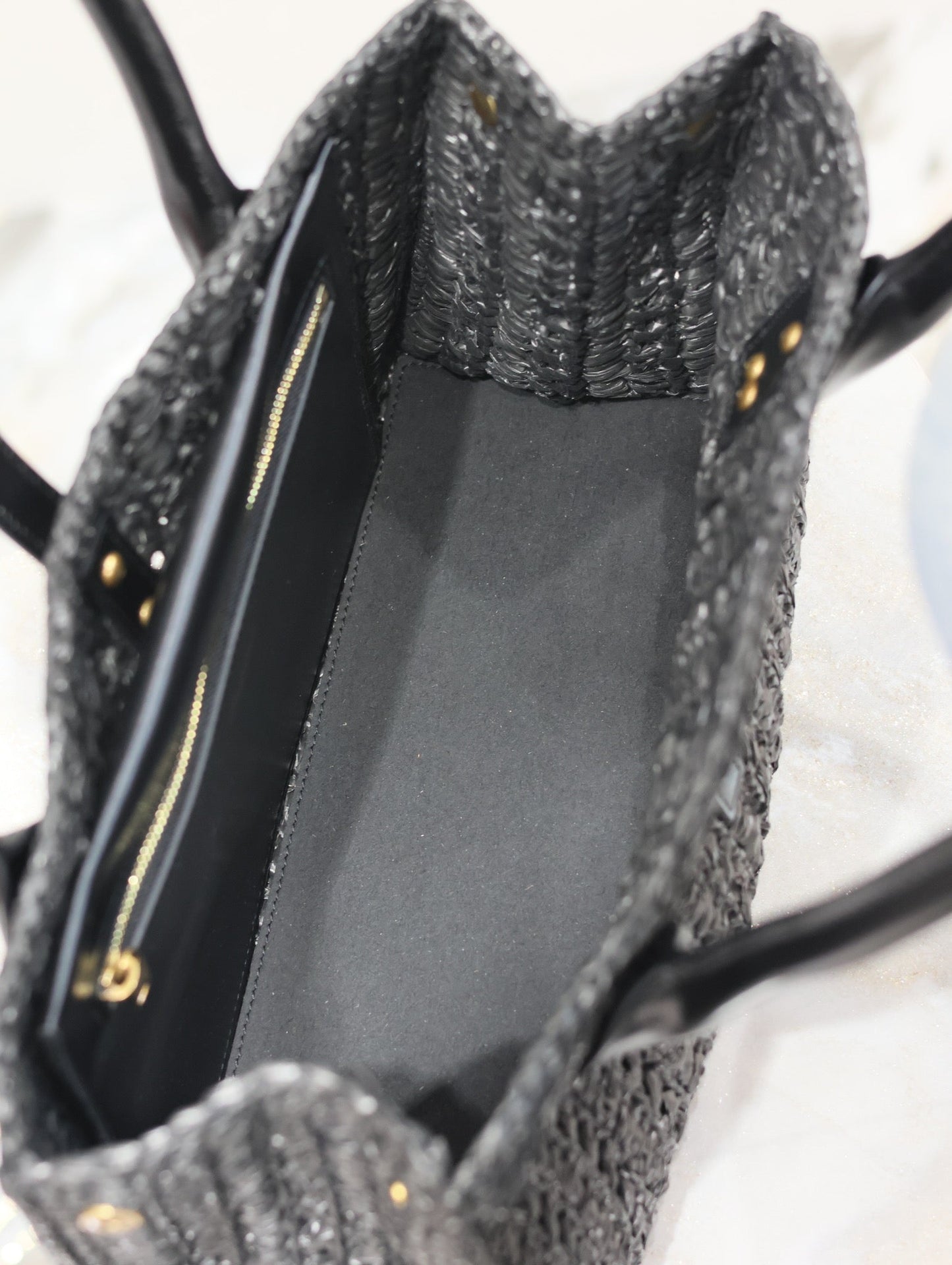 Panier Large Woven Tote Bag