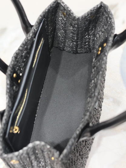 Panier Large Woven Tote Bag