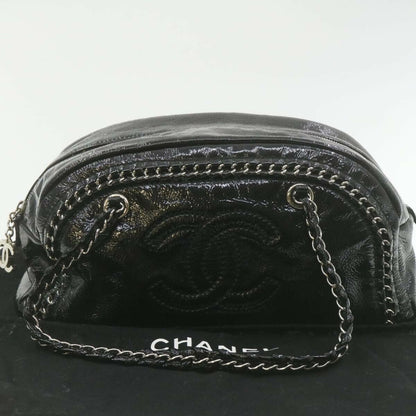 Chanel Cc Chain Hand Bag Enamel