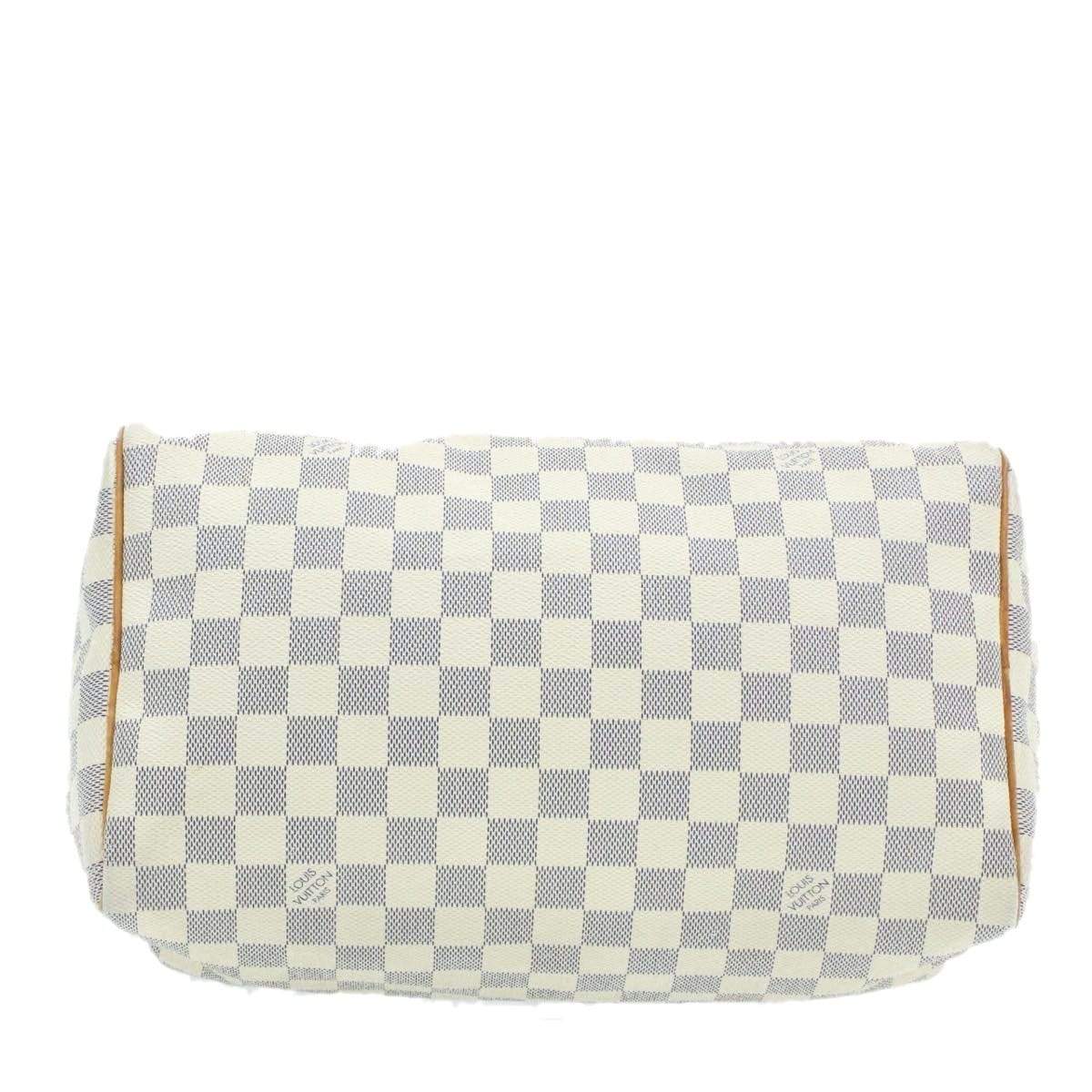 LOUIS VUITTON Damier Azur Speedy 30 Hand Bag LV DU2029