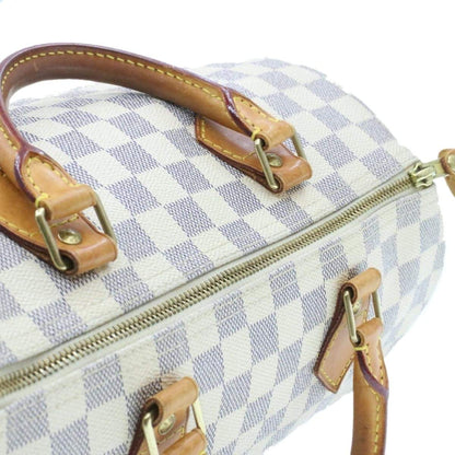 LOUIS VUITTON Damier Azur Speedy 30 Hand Bag LV DU2029