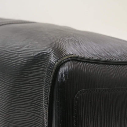 Louis Vuitton Epi Keepall 55 Boston Bag Black