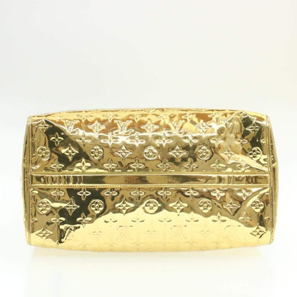 LOUIS VUITTON Monogram Gold Mirror Speedy 35