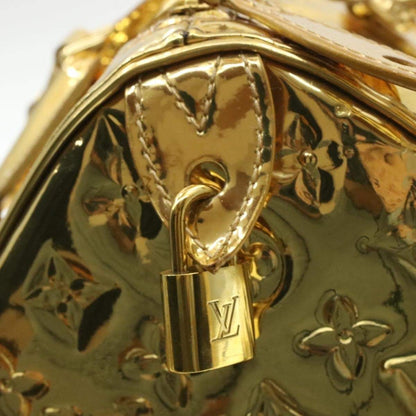 LOUIS VUITTON Monogram Gold Mirror Speedy 35