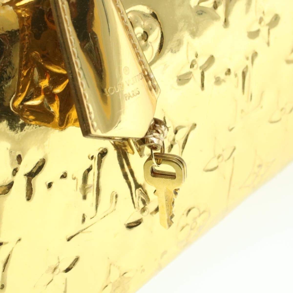 LOUIS VUITTON Monogram Gold Mirror Speedy 35
