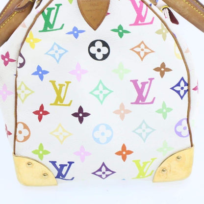 LOUIS VUITTON Monogram Murakami White Speedy 30 HandBag