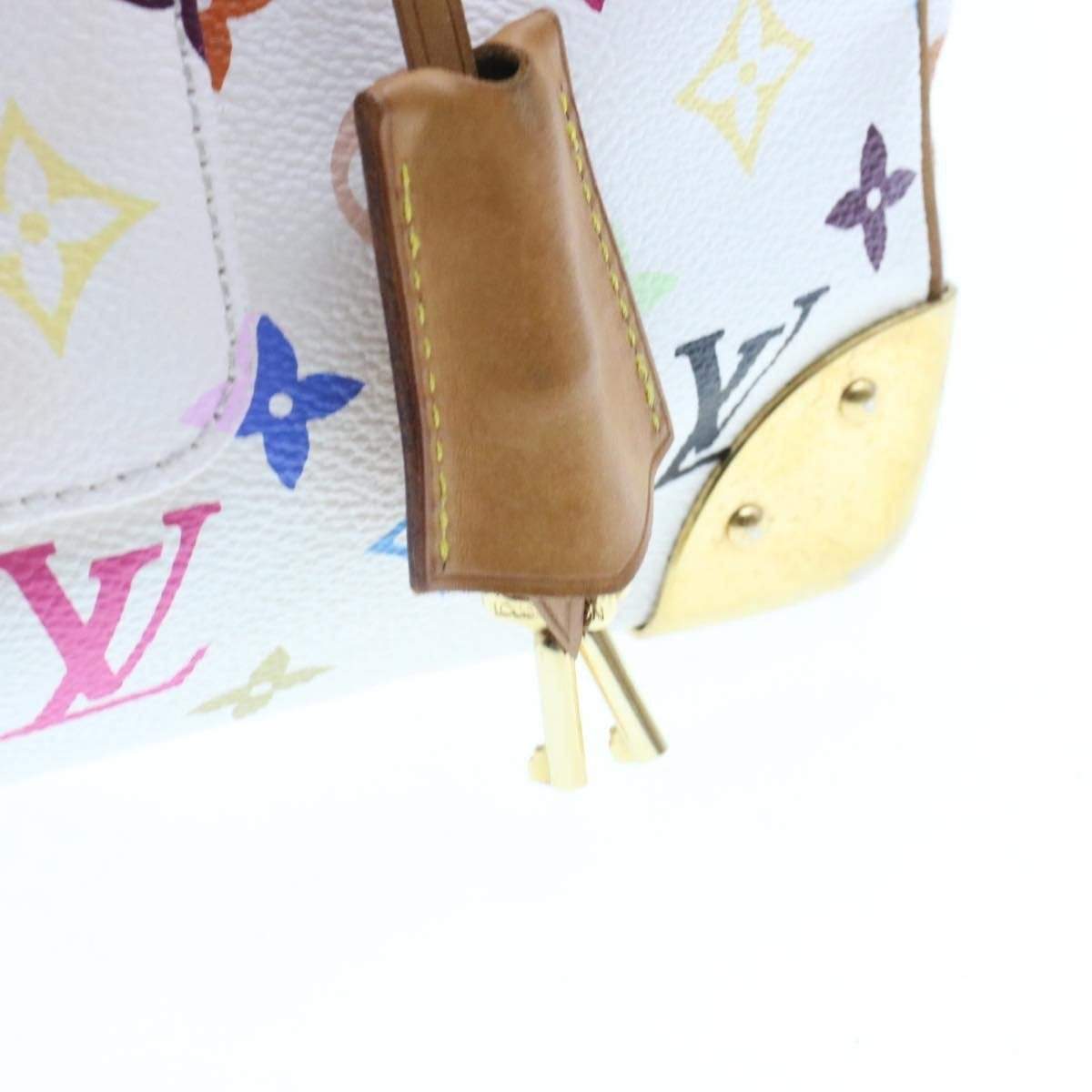 LOUIS VUITTON Monogram Murakami White Speedy 30 HandBag