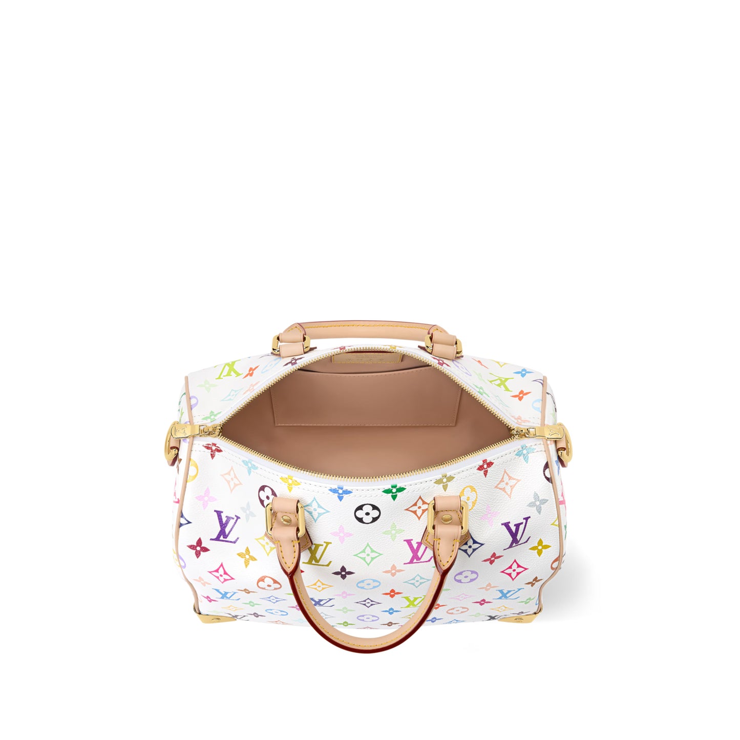 Louis Vuitton Monogram Multicolor White Speedy 30