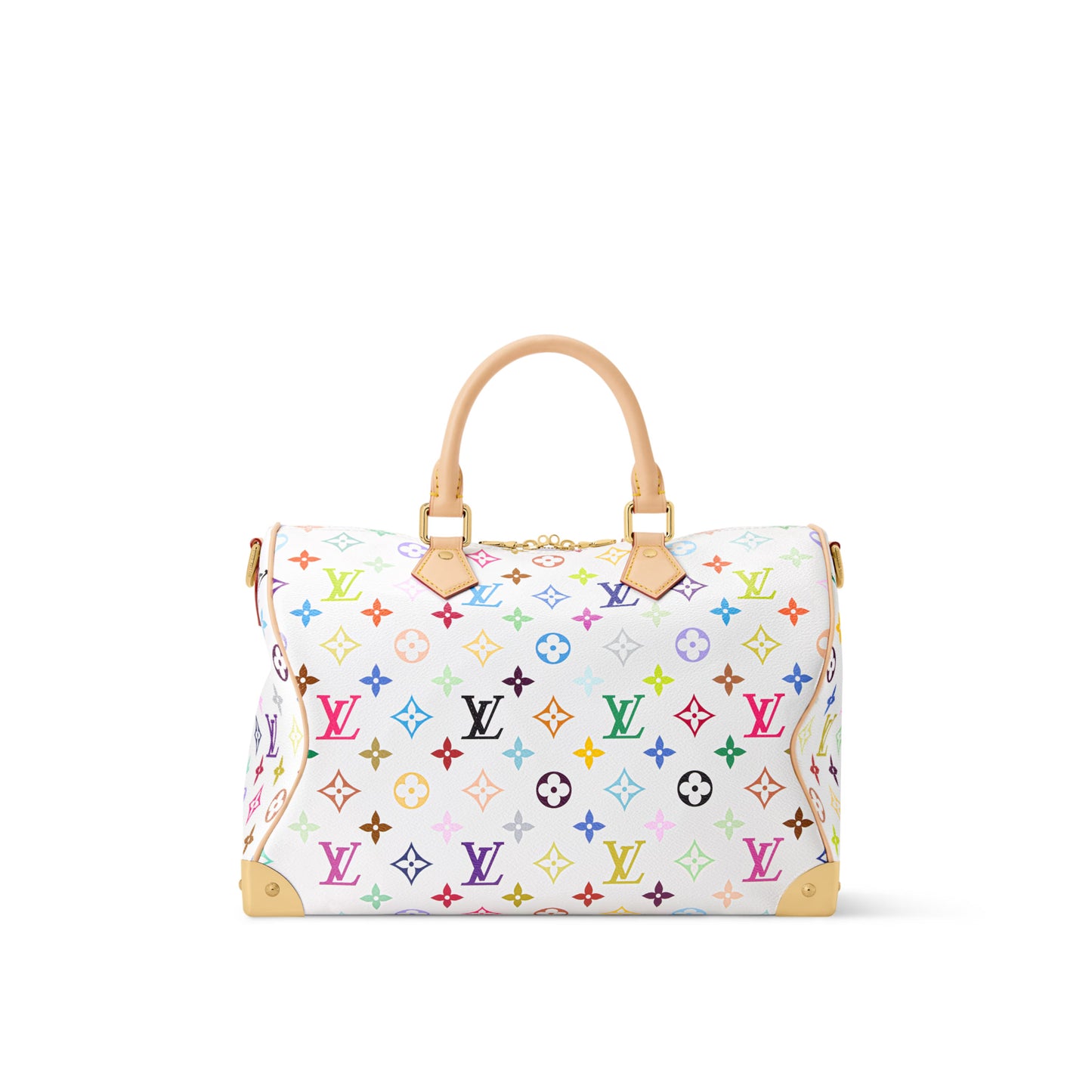 Louis Vuitton Monogram Multicolor White Speedy 30
